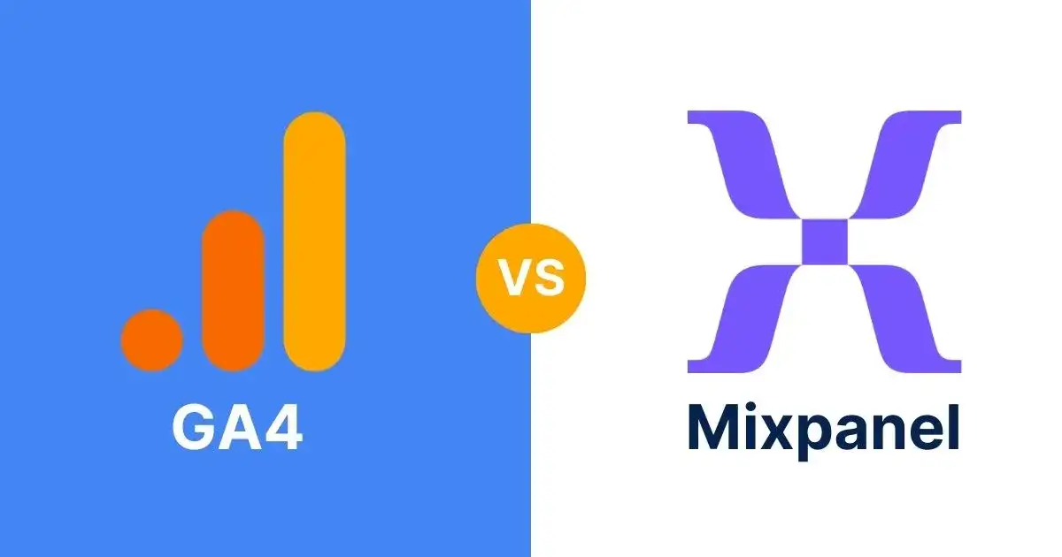 GA4 and Mixpanel logos side by side