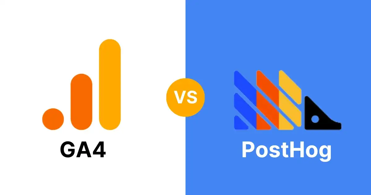 GA4 and PostHog logos side by side
