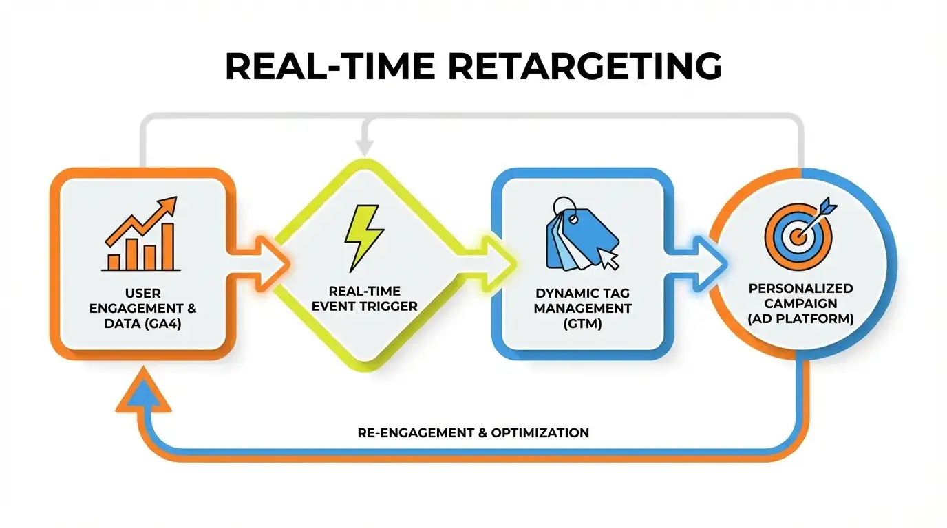 Real-Time Retargeting: Using GA4 Audience Triggers in GTM