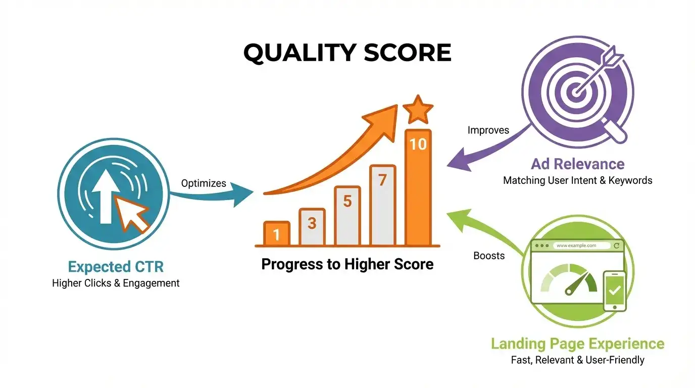 how to improve google ads quality score