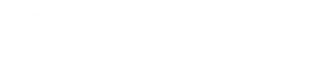 Goodish logotype white