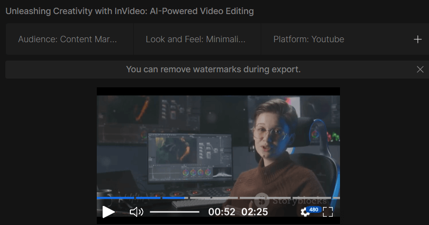 InVideo AI Text to Video