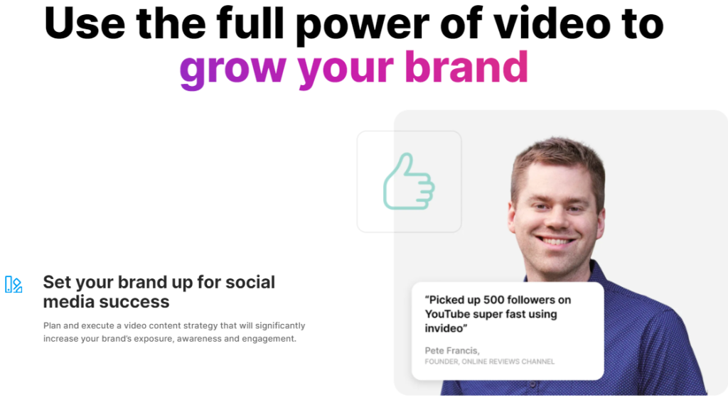 InVideo - Grow your brand